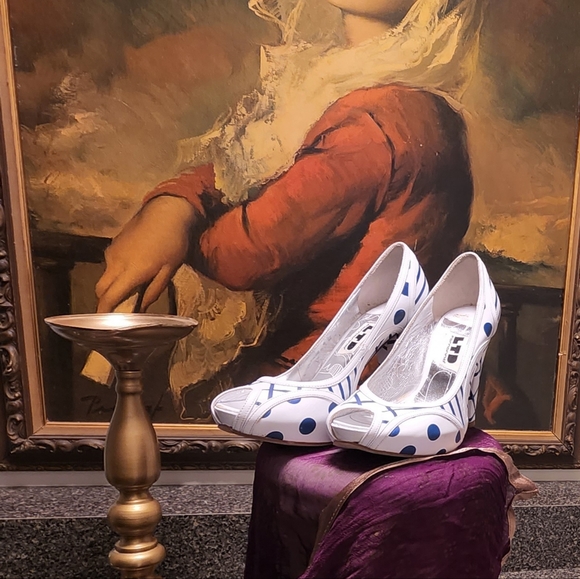 Beautiful open-toe Fornarina summer pumps. - Picture 3 of 4